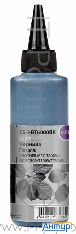 Cactus Cs-i-bt6000bk чернила для принтеров Brother Dcp-t300/t500w/t700w/mfc-t800w, черный, 100мл