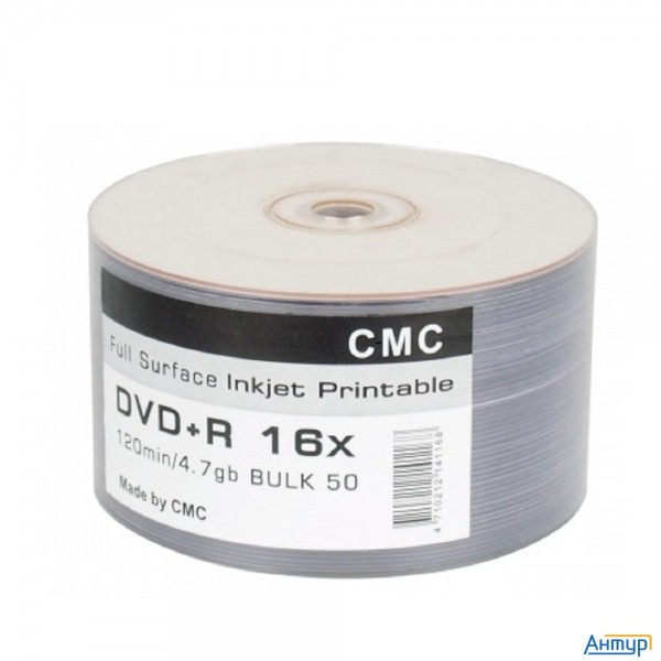 Cmc Dvd+r 4,7 Gb 16x Bulk/50 Full Ink Print