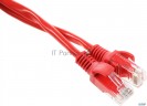 Патч-корд Utp Cablexpert кат.5e, 5м, литой, многожильный (красный)