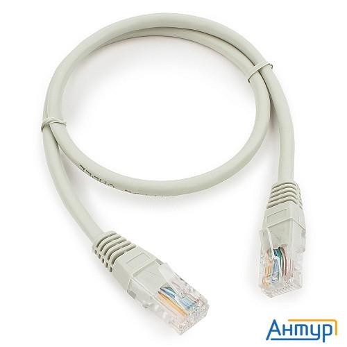 Cablexpert Патч-корд медный Utp Pp10-0.5m кат.5, 0.5м, литой, многожильный (серый)