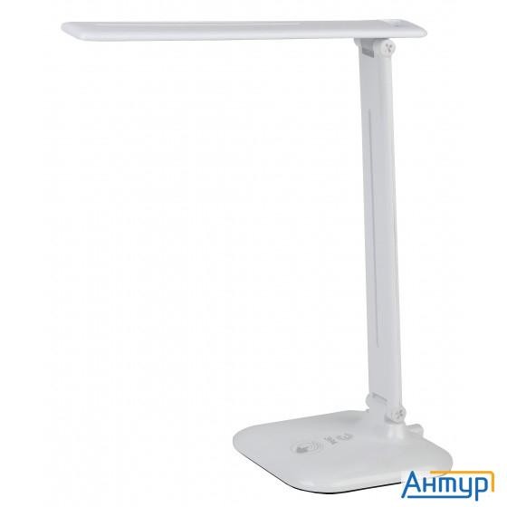 ЭРА Б0031612 Настольный светодиодный светильник Nled-462-10w-w белый (складной, 3 ступенчатый диммер