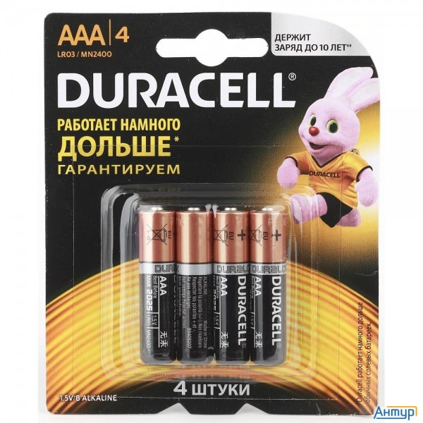 Duracell Lr03-4bl Basic Cn (48/192/29184)