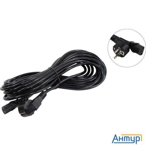 Exegate Ep280668rus Кабель питания Exegate Power Pc-10p (Евровилка угловая Schuko->С13) Vde-250v-3*1