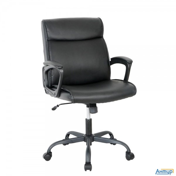 Офисное кресло Chairman Ch303 экокожа, черный (7145994)
