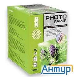 Фотобумага Cactus Cs-ga6230500 глянцевая, 10x15, 230 г/м2, 500 листов