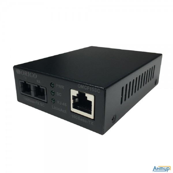 Origo Omcf15sc/a1a Медиаконвертер 100base-tx / 100base-fx (sc), 1310 нм, одномод, до 15 км