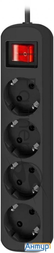 Удлинитель Defender с заземлением G450 Выключатель, 5.0 м, 4 розетки