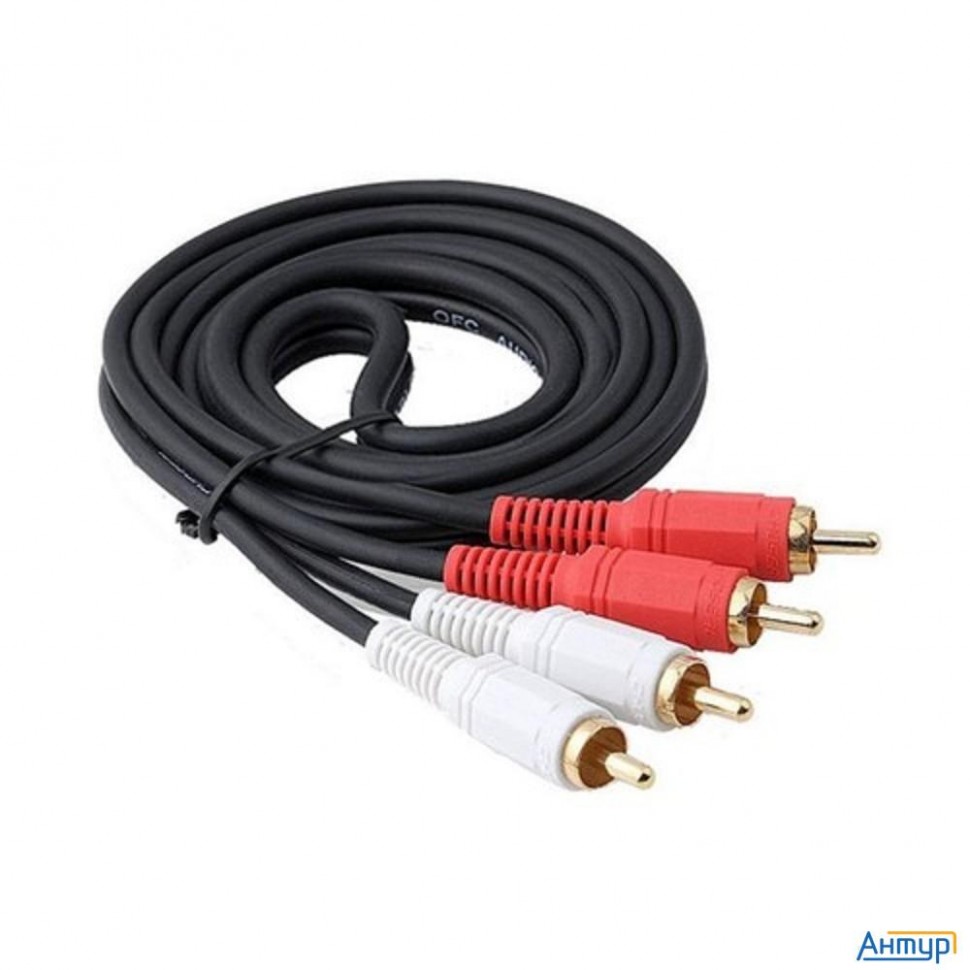 Bion Кабель аудио, 2rca - 2rca, 1.8 м [bxp-cca-2r2r-018m]