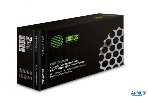 Картридж лазерный Cactus Csp-cf259x черный (10000стр.) для Hp Lj M304/m404/mfp M428