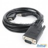Кабель Cablexpert Hdmi-vga 19m/15m + 3.5jack, 3м, черный, позол.разъемы, пакет (a-hdmi-vga-03-10)