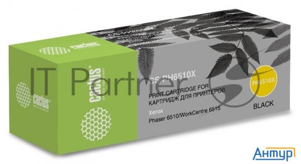 Тонер-картридж Cactus Cs-ph6510x (106r03488) черный (5500 стр.) для Xerox Phaser 6510/wc6515
