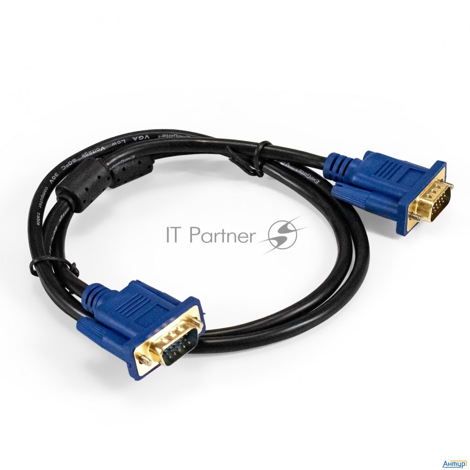 Exegate Ex294725rus Кабель Vga Pro Exegate Ex-cc-pvga-15m15m-1.0 (15m/15m, 1м, 2 фильтра, позолоченн