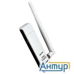 Tp-link Tl-wn722n 150mbps High Gain Wireless N Usb Adapter With Cradle, Atheros, 1t1r, 2.4ghz, 802.1