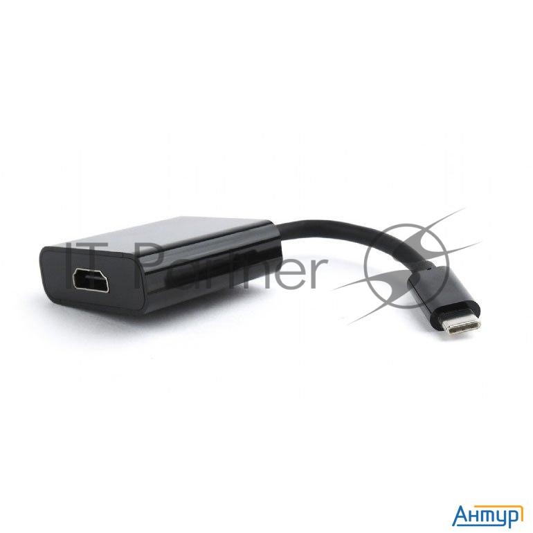 Переходник Cablexpert Usb Type-c/hdmi, 15см, пакет (a-cm-hdmif-01)