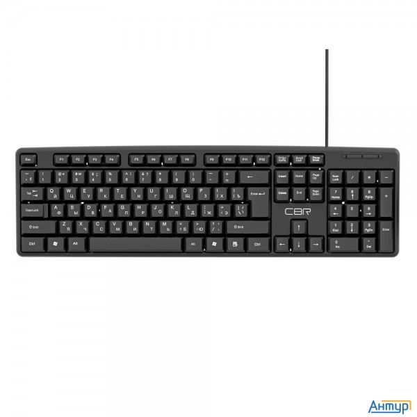 Cbr Kb 100 Usb, Клавиатура 104 кл., офисн., 1,5 м