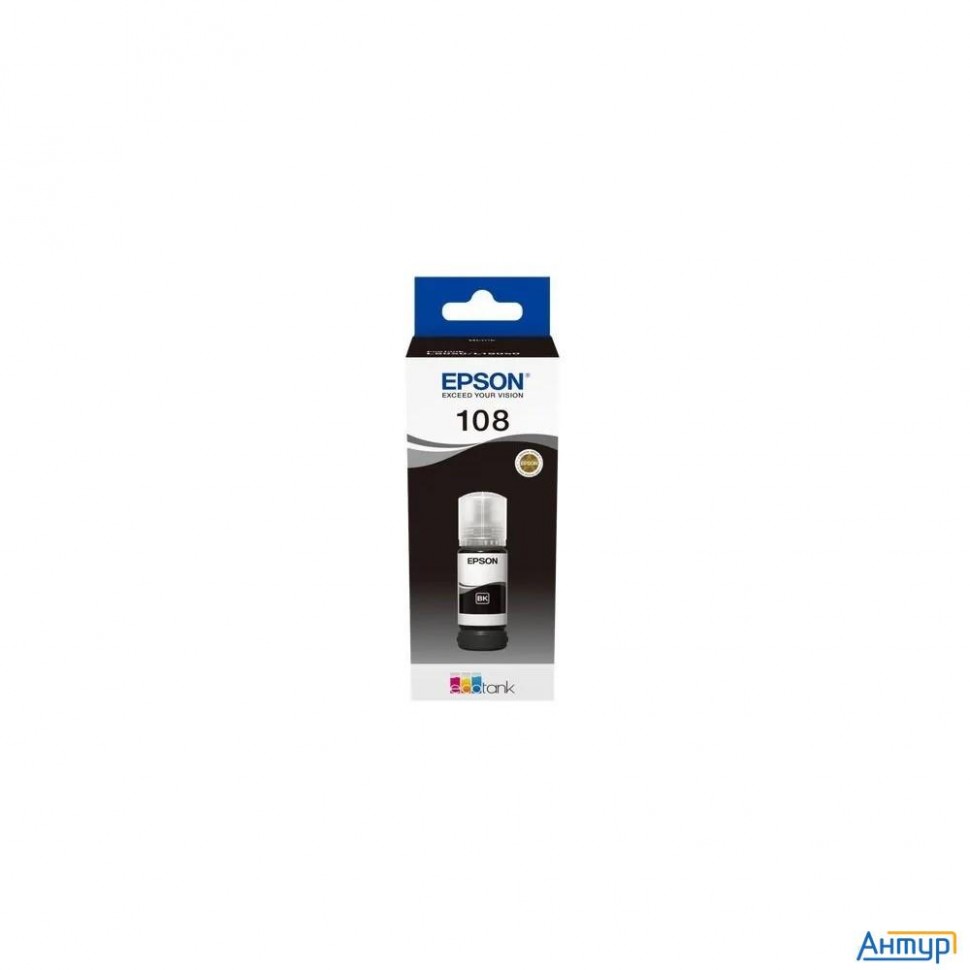 Epson C13t09c14a Картридж 108 Ecotank Ink для Epson L8050/l18050, Black 70ml