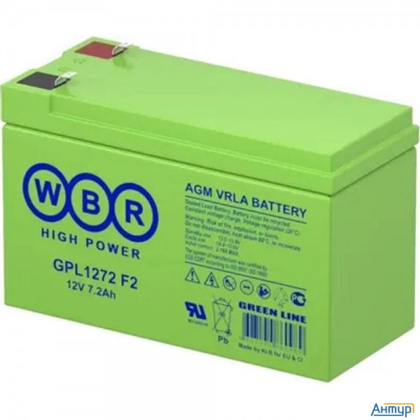 Wbr Батарея Gpl1272 F2 (12v/7,2ah)