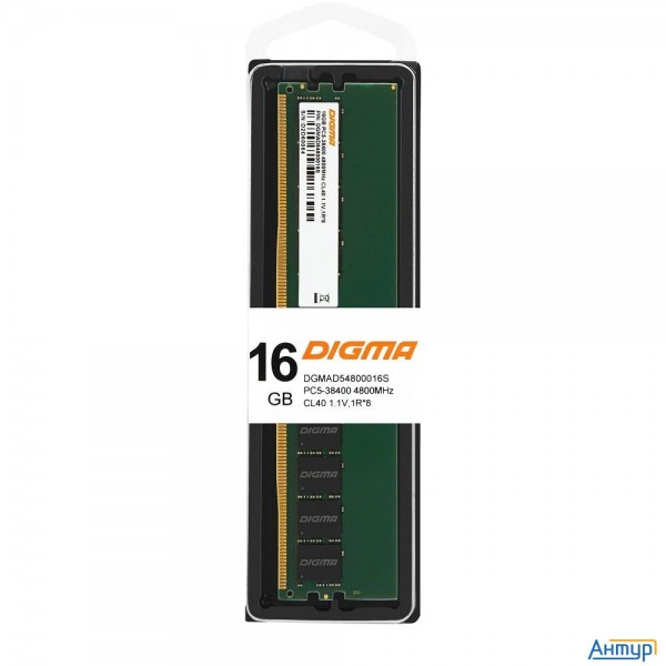 Digma 16gb Ddr5 4800mhz Dgmad54800016s