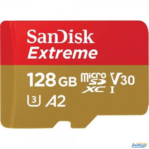 Micro Securedigital 128gb Sandisk Microsdxc Class 10 Uhs-i A2 C10 V30 U3 Extreme 190mb/s [sdsqxaa-12