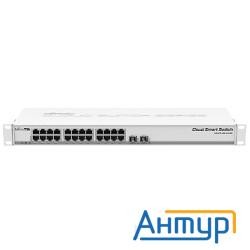 Mikrotik Cloud Smart Switch 326-24g-2s+rm With 24 X Gigabit Ethernet Ports, 2x Sfp+ Cages, 1u Rackmo