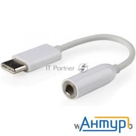 Переходник Cablexpert Переходник Usb, Usb Type-c/jack3.5f, пакет (cca-uc3.5f-01-w)