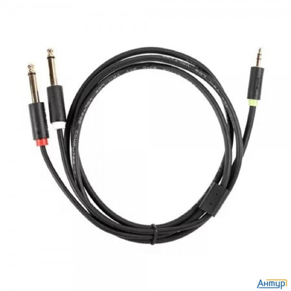 Telecom <tav6168-1.5m> Кабель-адаптер 3.5st(m)/2x6.35 St(m), 1.5м, Pro [7958820049972]