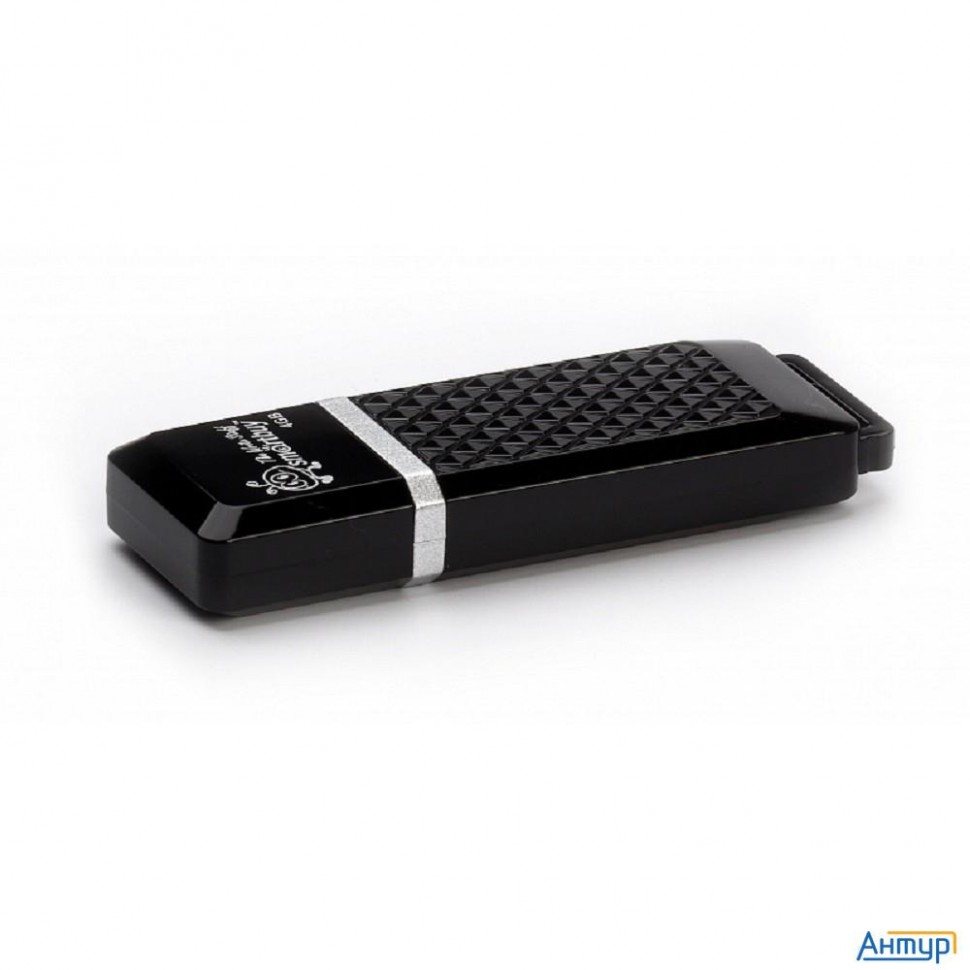 Smartbuy Usb Drive 4gb Quartz Series Black (sb4gbqz-k)