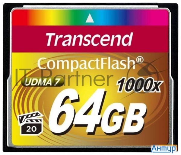 Флеш карта Cf 64gb Transcend Ts64gcf1000 (1000x)