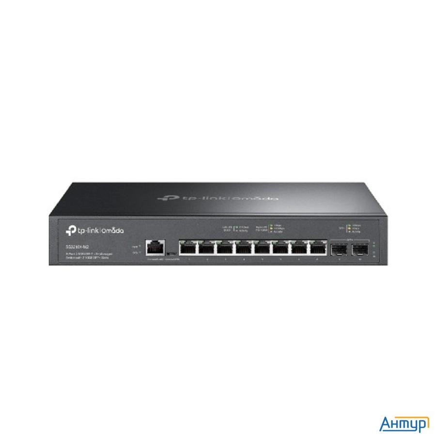 Tp-link Sg3210x-m2 Управляемый коммутатор Omada уровня 2+ с 8 портами 2,5 Гбит/с и 2 портами Sfp+