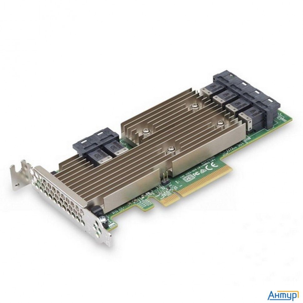 Hba-адаптер Broadcom 9305-24i Sgl (05-25699-00 / 03-25699-02007) Pcie 3.0 X8 Lp, Sas/sata 12g Hba, 2