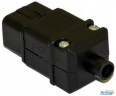 Разъемы для силового кабеля Hyperline Con-iec320c20 Разъем Iec 60320 C20 220В 16a на кабель, контакт