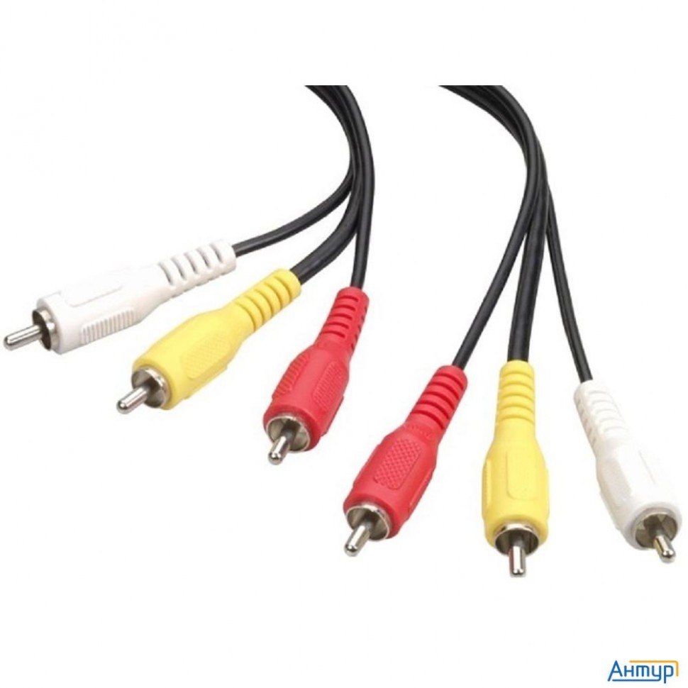 Bion Кабель аудио, 3rca - 3rca, 1.8 м [bxp-ccv-539-018m]