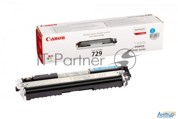 Тонер-картридж Canon Cartridge 729c (4369b002) голубой для Lbp-7010c/7018c 1000 стр.