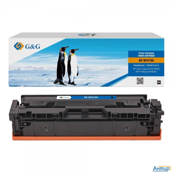 Картридж лазерный G&g Gg-w2410a черный (1050стр.) для Hp Color Laserjet Pro M155;mfp M182nw/m183fw