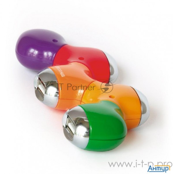 Hub Usb 2.0 Konoos  Uk-07 "Цветок", 4 порта Usb, блистер