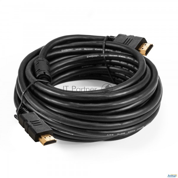 Exegate Ex294696rus Кабель Hdmi Exegate Ex-cc-hdmi2-7.5f (19m/19m, V2.0, 7,5м, 4k Uhd, Ethernet, фер