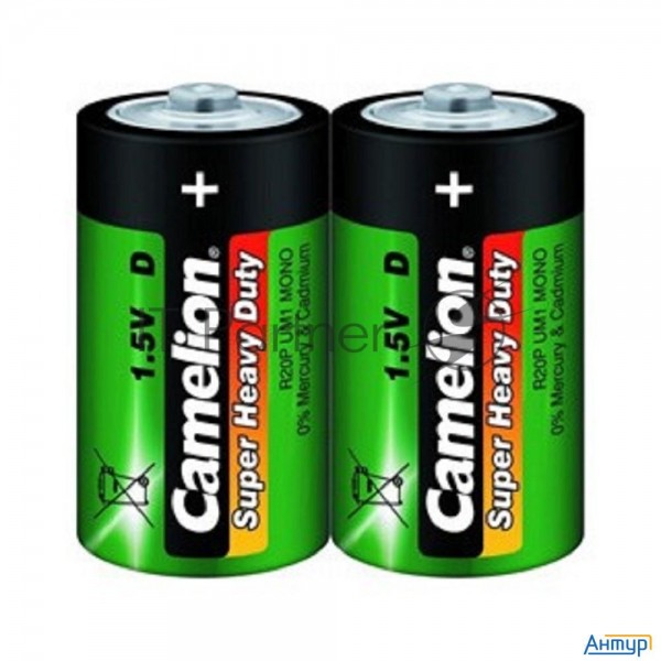 Элемент питания солевой R R20 (шринка 2шт) Camelion 1662