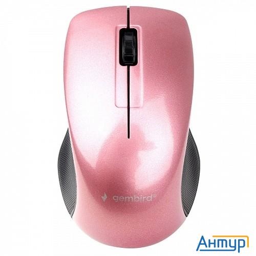 Gembird Musw-370 {Мышь беспроводная, розовый, 2.4ГГц, 2кн+колесо-мышка, 1000 Dpi, оптический}