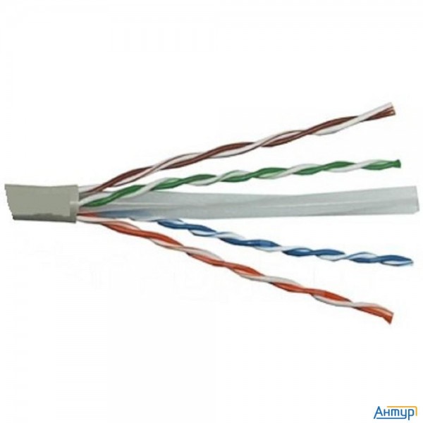 Exegate Ex186134rus Кабель Utp 4 пары кат.6 Exegate Cca, 23awg, 305м Pullbox, серый