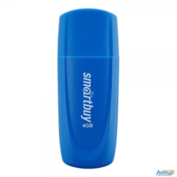 Smartbuy Usb Drive 4gb Scout Blue (sb004gb2scb)