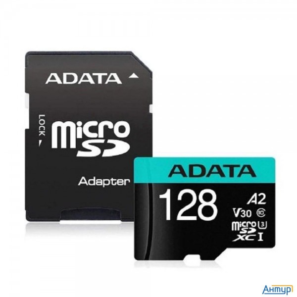 Micro Securedigital 128gb A-data [ausdx128gui3v30sa2-ra1] Premier Pro + Adapter Class10