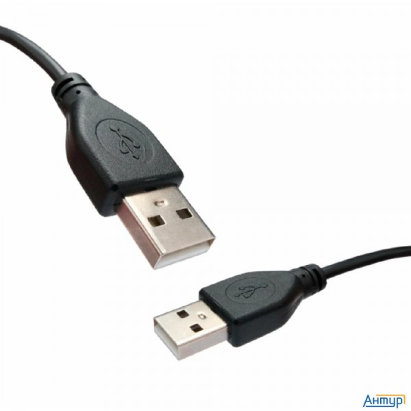 Bion Кабель удлинительный Usb 2.0 Am/am, 1.8 м, черный [bxp-ccp-usb2-amam-018]