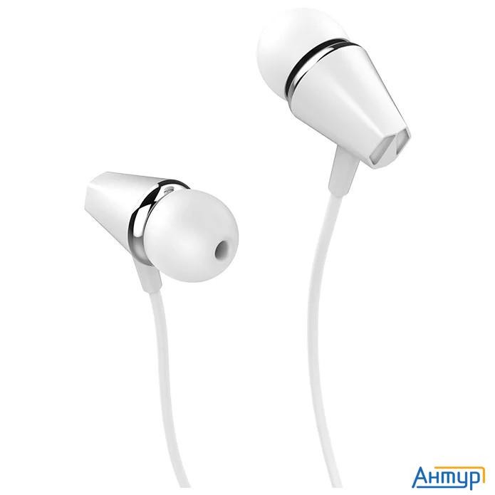 Hoco M34/ Наушники + микрофон/ Многофункциональная кнопка/ 1.2м/ 3.5 Mm Jack/ White