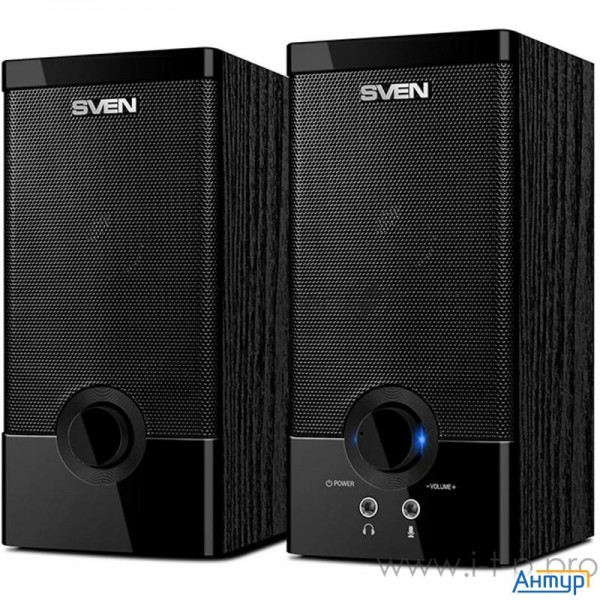 Sven Sps-603 черный (usb-порт ПК, ноутбука или адаптер 5v Dc)