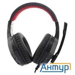 Oklick Hs-l320g черный/красный{1.9м мониторы оголовье (no-3000)} [359482]