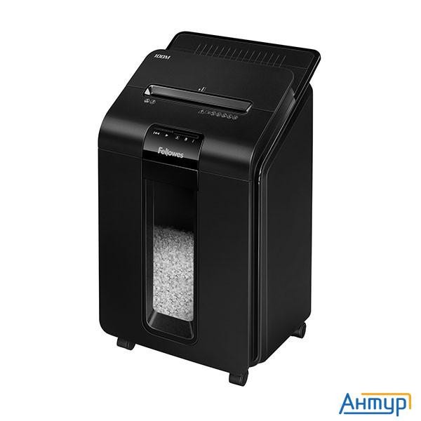Fellowes Шредер Automax 100m Fs-4629201 {(секр.p-4)/минирезка/100лист./23лтр./Уничт:скрепки, скобы,