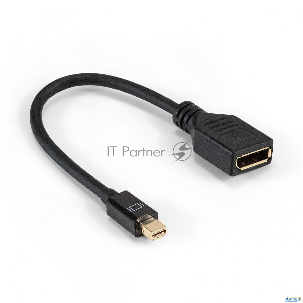 Exegate Ex294716rus Кабель Minidisplayport-displayport Exegate Ex-cc-mdpm-dpf-0.15 (mini20m/20m, 0,1