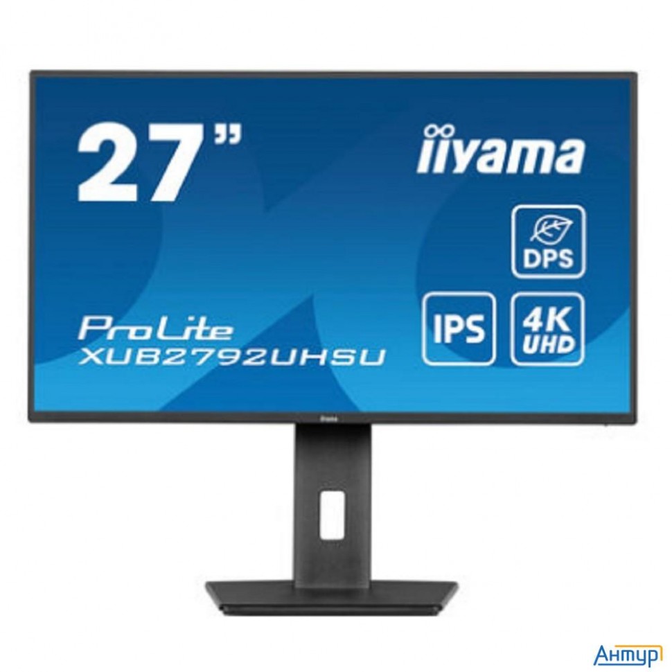 Lcd Iiyama 27" Xub2792uhsu-b6 {ips 3840x2160 60hz 4ms 1300:1 350cd 178/178 Dvi Hdmi Displayport Usb-