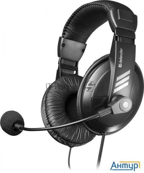 Наушники Defender Gryphon 750 черный, кабель 2 м 63750