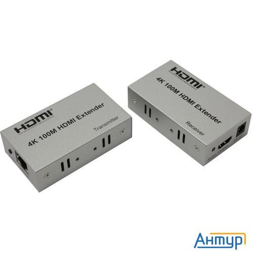 Orient Ve047, Hdmi 4k Extender (tx+rx), активный удлинитель до 100 м по одной витой паре, Hdmi 1.4b,